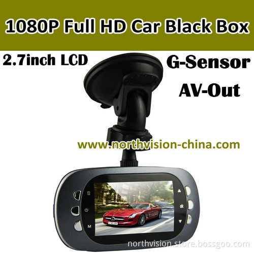 2.7 Inch 140 Degree G-Sensor 1080P Full HD Car DVR